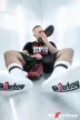 Fehér zokni Sk8erboy Deluxe fehér-piros - 7