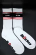 Fehér zokni Sk8erboy Deluxe fehér-piros - 8