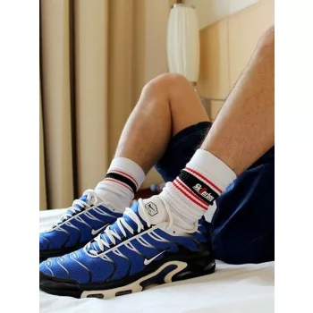White Socks Sk8erboy Deluxe – stílusos fehér-piros zokni