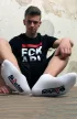QUARTER Sk8erboy fehér alacsony zokni - 8