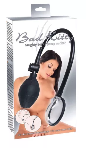 Bad Kitty Pussy Sucker Mini Vacuum Pump Silicone 5.2cm Transparent