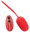 Sweet Smile Vibráló tojás Távirányítós 7 módos USB-töltés 15,3 cm fekete