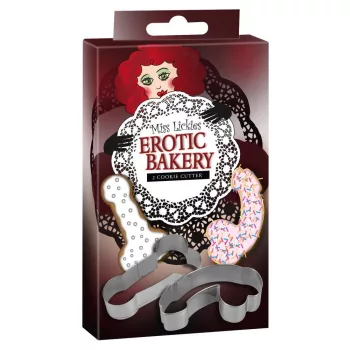   Set 2 decupatoare penis metalice 10 cm pentru torturi și biscuiți