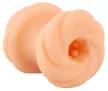 Gina Glitter 4in1 Penis Ring Stretcher Masturbator Bumper 7cm TPE Texture