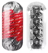 Tenga Masturbator spirală cu lubrifiant și etui 14 cm elastic