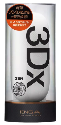 Tenga Masturbator 3Dx Technology Reusable with Lubricant 5ml