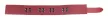Ultra Leather Collar Red 5.5cm Width Adjustable Neck