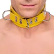 Ultra Leather Necklace 5.5cm Yellow