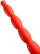 Hosszú Stretch Worm Dildo N°2 - 40 x 4cm piros - 2