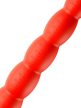 Hosszú Stretch Worm Dildo N°2 - 40 x 4cm piros - 3