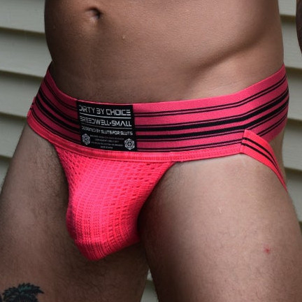 Jockstrap CUMDUMP – érzéki, rózsaszín fehérnemű férfiaknak