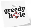 Ephemeral tetoválás GREEDY HOLE 10 x 10cm
