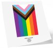 Ephemeral PRIDE FLAG – ideiglenes tetoválás 10 x 10 cm