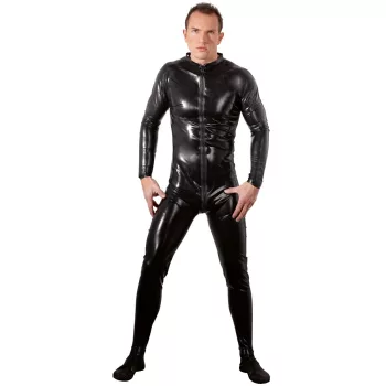 Latex ruha teljes cipzárral