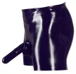 Hosszú latex boxeralsó pénisz- és anális hüvelyekkel - 5