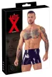 Hosszú latex boxeralsó pénisz- és anális hüvelyekkel - 3