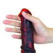 Dildo Dragon Zirg 22 x 5cm fekete-piros - 2