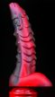 Dildo Dragon Sarkan 19 x 4.5cm fekete-piros - 5