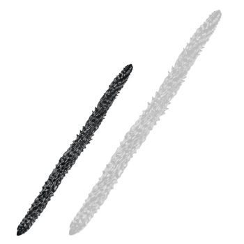 Silur – prémium dupla dildó, 60 x 4 cm