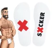 Sucker SneakXX – stílusos fehér zoknik érzékien elegáns kivitelben