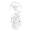 Me You Us Wave Sucker Transparent Male Masturbator Textured Flexible