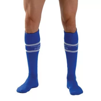 Urban Football Socks – prémium kék-fehér focis zokni
