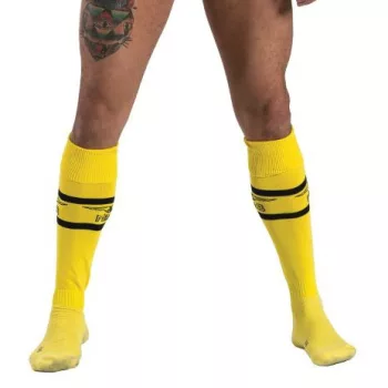Urban Football Socks – sárga-fekete fociz socksz