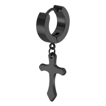 Fülbevaló CROSS Fekete