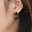 Fülbevaló CROSS Fekete