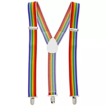   Suspensii elastice 3.5 cm cu prindere metalică ajustabilă curcubeu