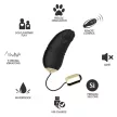 Kitty Vibrating Egg 9 Modes Remote Control Silicone Black 58mm