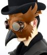 Steampunk – elegáns baglyos maszk