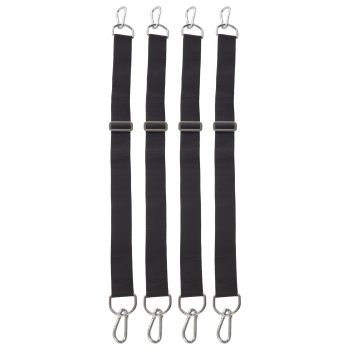 Állítható bandák 4 db-os készlet karabínerekkel, 1 m