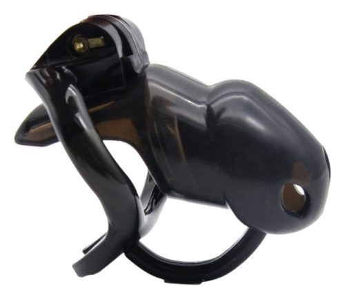 Chastity Cage Karty - Fekete Intim Zár 9 x 3,1 cm