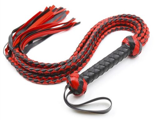 Tigress Long Swift – 78 cm-es érzéki vibrátor fekete-pirosban