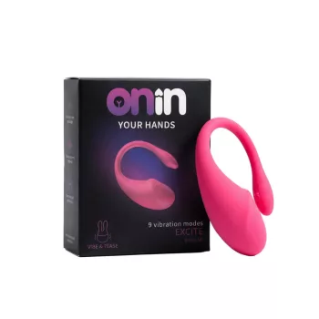   Onin Vibrator Ou cu 9 moduri și control prin aplicație din silicon medical USB