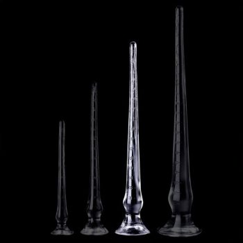 Koxor L – hosszú átlátszó dildó (45 x 5 cm)