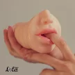 Lola Toys Masturbator Narrow Entrance Realistic Mouth 15 cm White