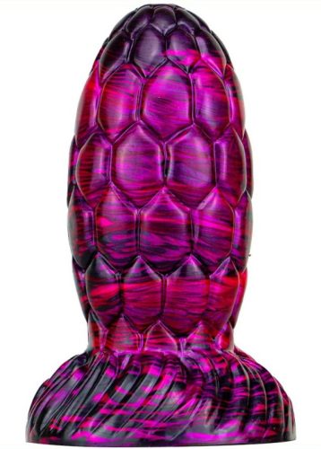 Dragon Egg Dildo Warnax 13 x 7cm lila-fekete