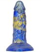 Dildo Fantasy Bulstrix 15 x 5.5cm kék-arany - 2