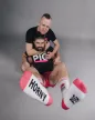 HORNY PIG Sk8erboy fehér zokni - 3