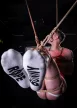 BUNNY ROPE - stílusos fehér zokni fiatalos ritmusban