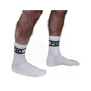 Fehér zokni PIG – 2 pár prémium kényelem