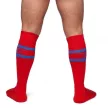 Prémium városi fociszó socks - piros-kék színben