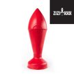 Zizi Glide – prémium piros anális plug 18 x 6 cm