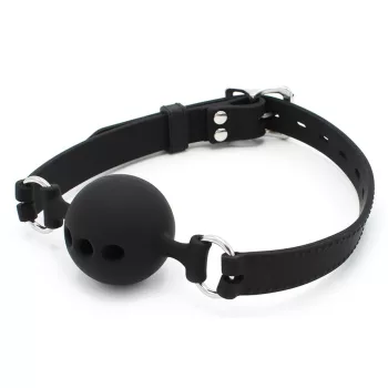 Pierced Ball Gag – érdekfeszítő 43 mm-es golyóbiggyes
