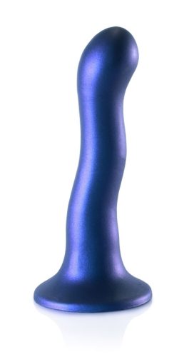 Ultra puha szilikon görbe G-Spot Dildo - 7'' / 17 cm