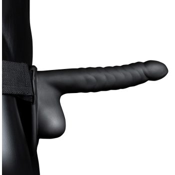 Hollow Strap – bordázott dildó, 16 x 4 cm