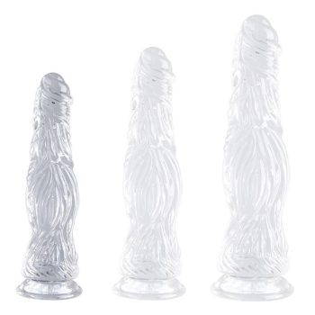   Monster Dildo Transparent – prémium átlátszó dildó 21 cm