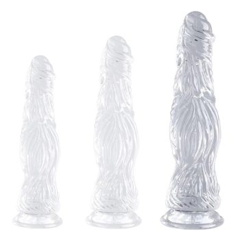 Dildo Monster – átlátszó prémium dildó 25 x 7 cm